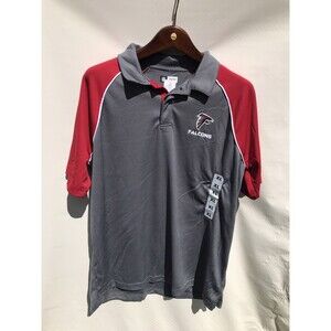 Mens NFL Apparel Atlanta Falcons Polo Football Jersey Shirt Size Xl